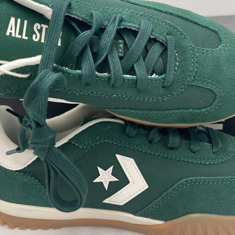 Converse Men’s RUN STAR TRAINER OX GREEN ENVY/EGRET/WHITE A13359C Sneakers - Picture 14 of 16